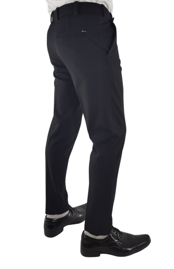 Stylish and Comfortable Black Slim Fit Formal Trousers for Men