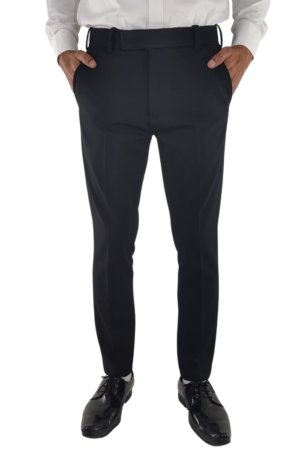 Stylish and Comfortable Black Slim Fit Formal Trousers for Men